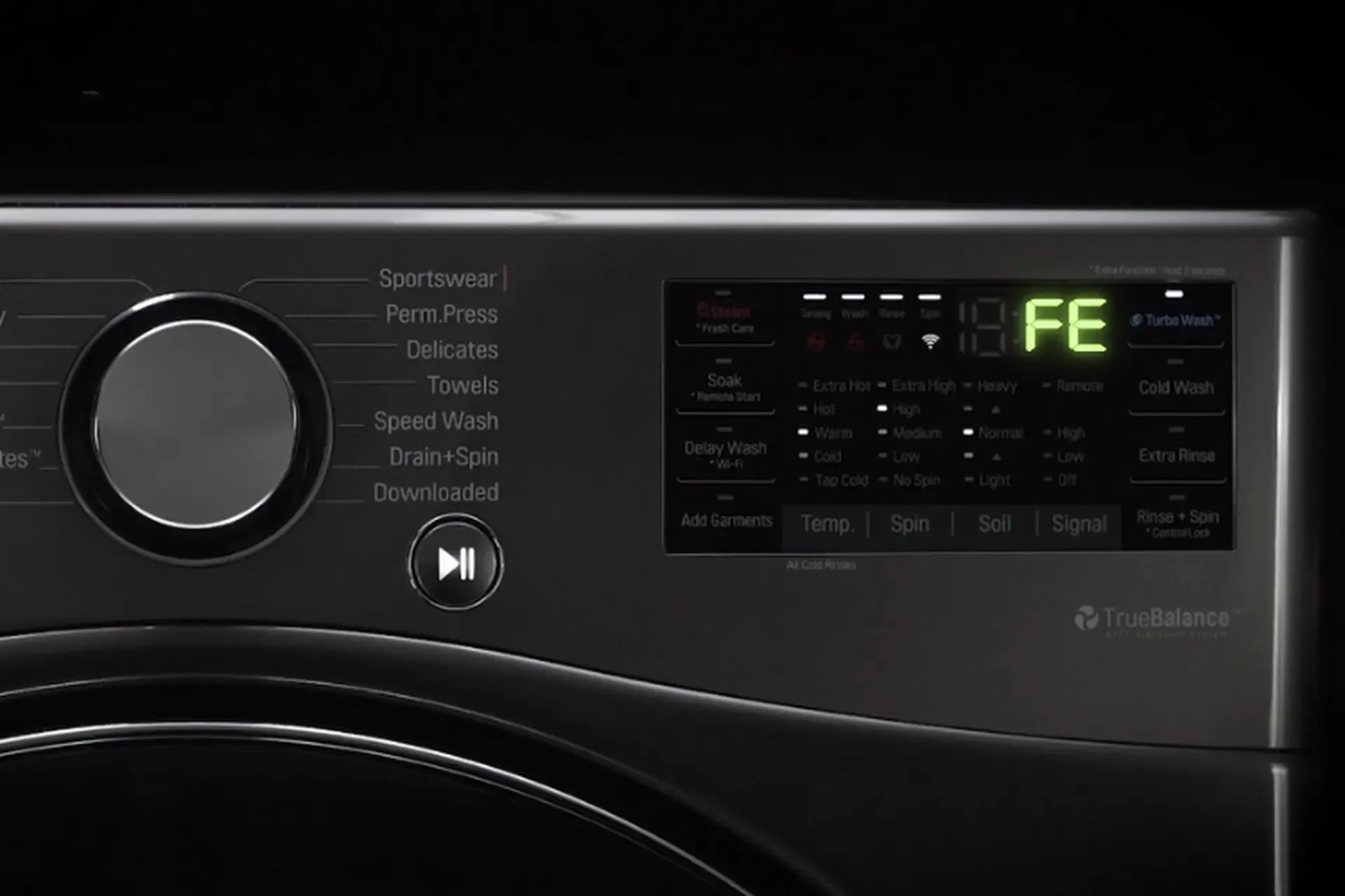 Máy giặt LG cửa ngang báo lỗi FE là gì?